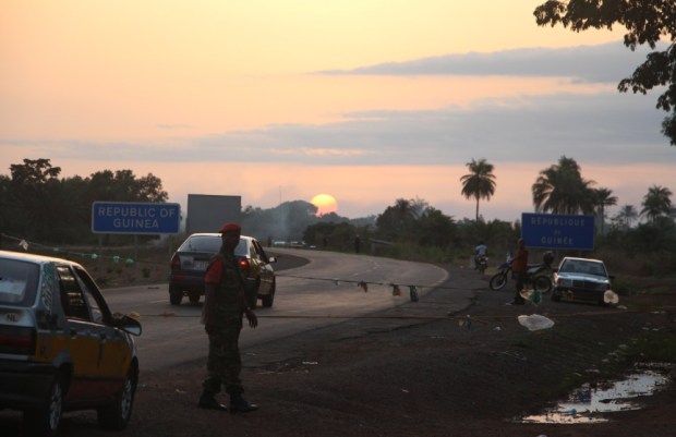 Kambia is close the the Guinean border