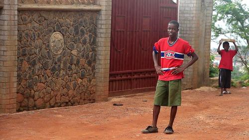 Ajayi Decker in his Habs jersey.